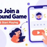 How to join a Wayground game by entering a join code and name on a phone screen