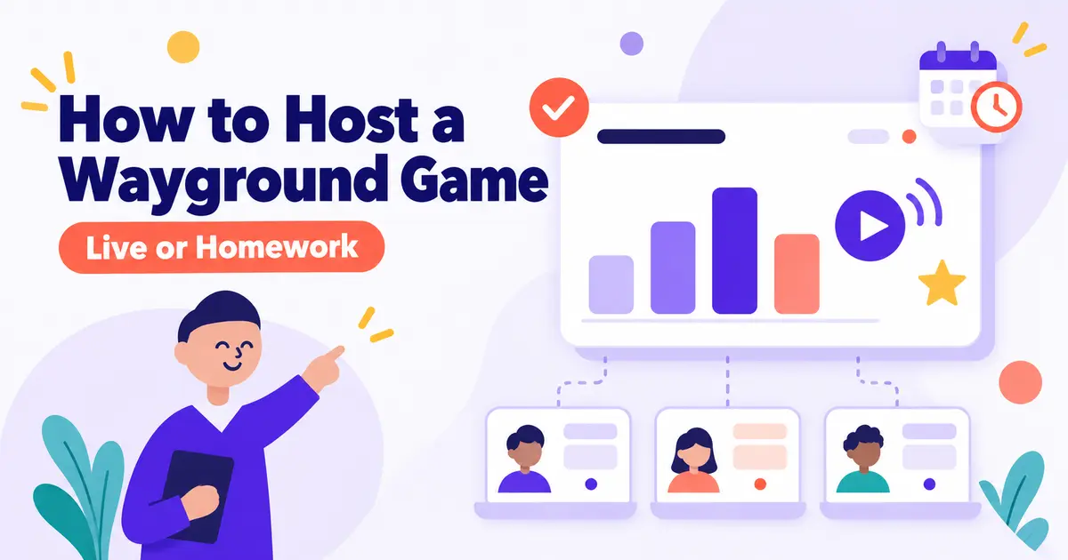 Entering a Wayground game code to join a live quiz session