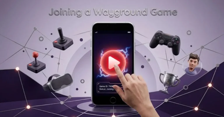 How to join a Wayground game by entering a join code and name on a phone screen