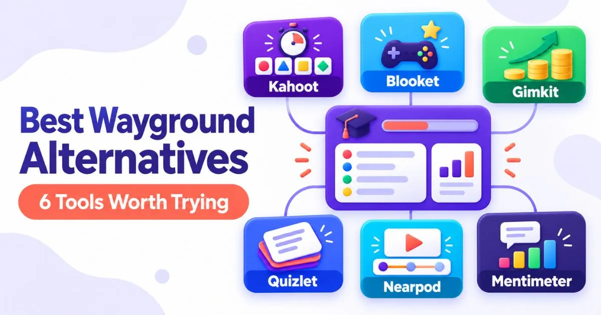 Best Wayground alternatives including Kahoot, Blooket, Gimkit and Quizlet