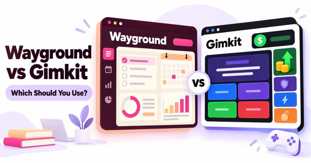 Wayground vs Gimkit comparison for classroom learning games
